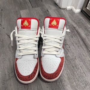 Ace of spades Jordan 1 dunks